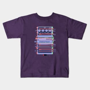 Pedal Glitch_Distortion Kids T-Shirt